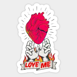 Love Me, Kill Me Sticker